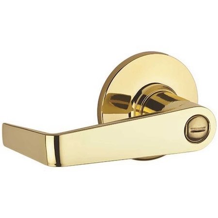 Carson Polished Brass Privacy Door Lever